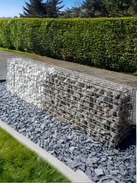 Gefüllter Gabionenkorb 50x200x20cm