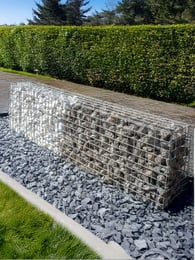 Panier de gabion 50x200x20cm rempli