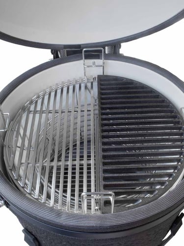 Grille demi-lune en acier inoxydable