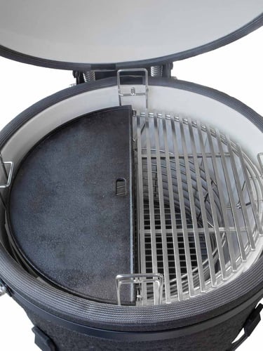 Grille demi-lune en acier inoxydable