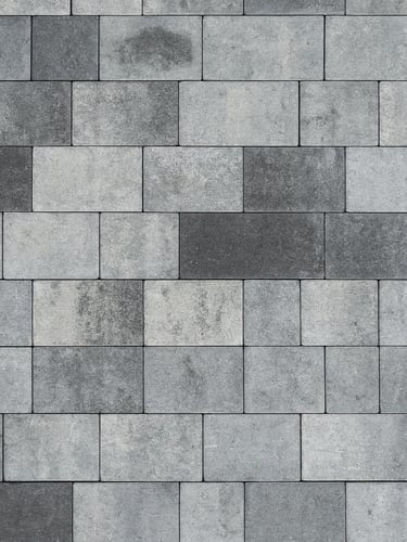 Adoquín de hormigón Gris Ceniza, multiformato