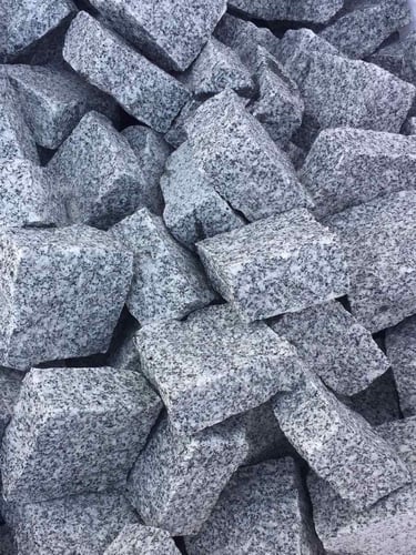 Adoquines granito gris 10x10x5cm
