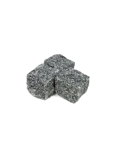 Adoquines granito gris 10x10x10 mojado