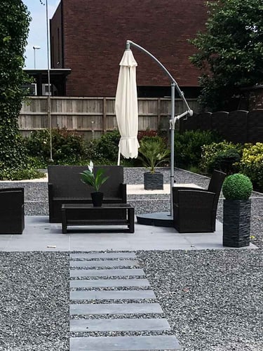 Ardenner split 8 - 16mm aangelegde tuin