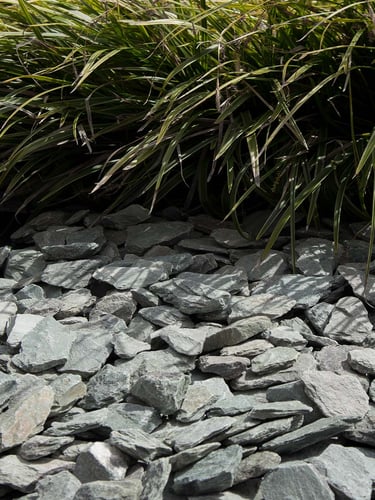 Ardoise verte gravier 30 - 60 jardin paysagé