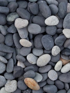 Beach pebbles noir galets 8 - 16mm 