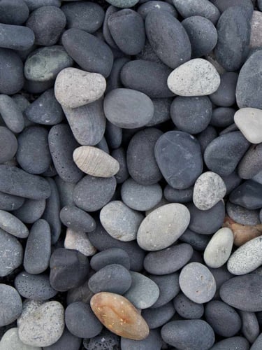 Beach pebbles noir galets 8 - 16mm