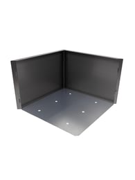 Bodemplaat FLORA 60x60x40cm geïnstalleerd