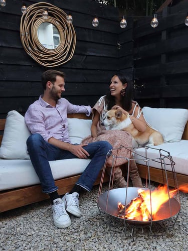 Mood&Fire Brasero MID jardin (Color en la entrega)