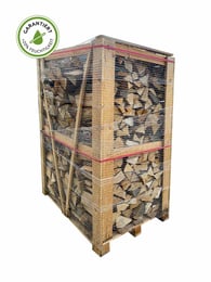 Palette Brennholz Buche 2M3 gestapelt (ofengetrocknet)
