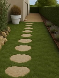 Caminho DOMUS Creme 35x35x3,5cm