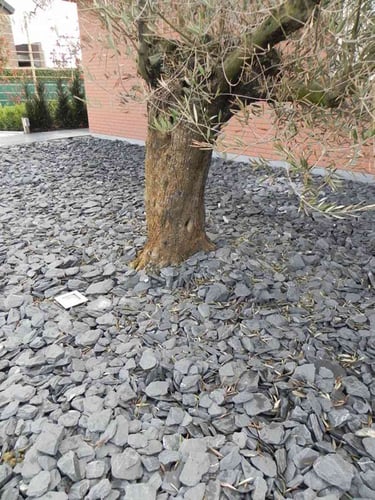 Canadian Slate Bruchsteine 60 - 180mm (6 - 18cm) verlegt