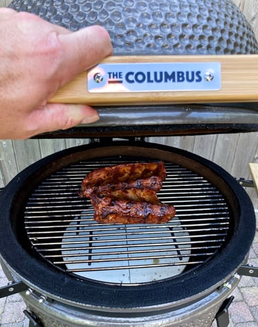 The Columbus Medium Charcoal Grey Compleet Kamado