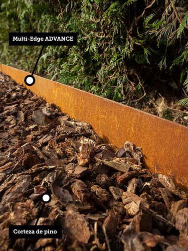 Multi-Edge ADVANCE acero corten instalado
