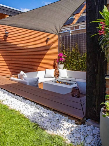 Crystal White galets blanc 25 - 40mm jardin paysagé