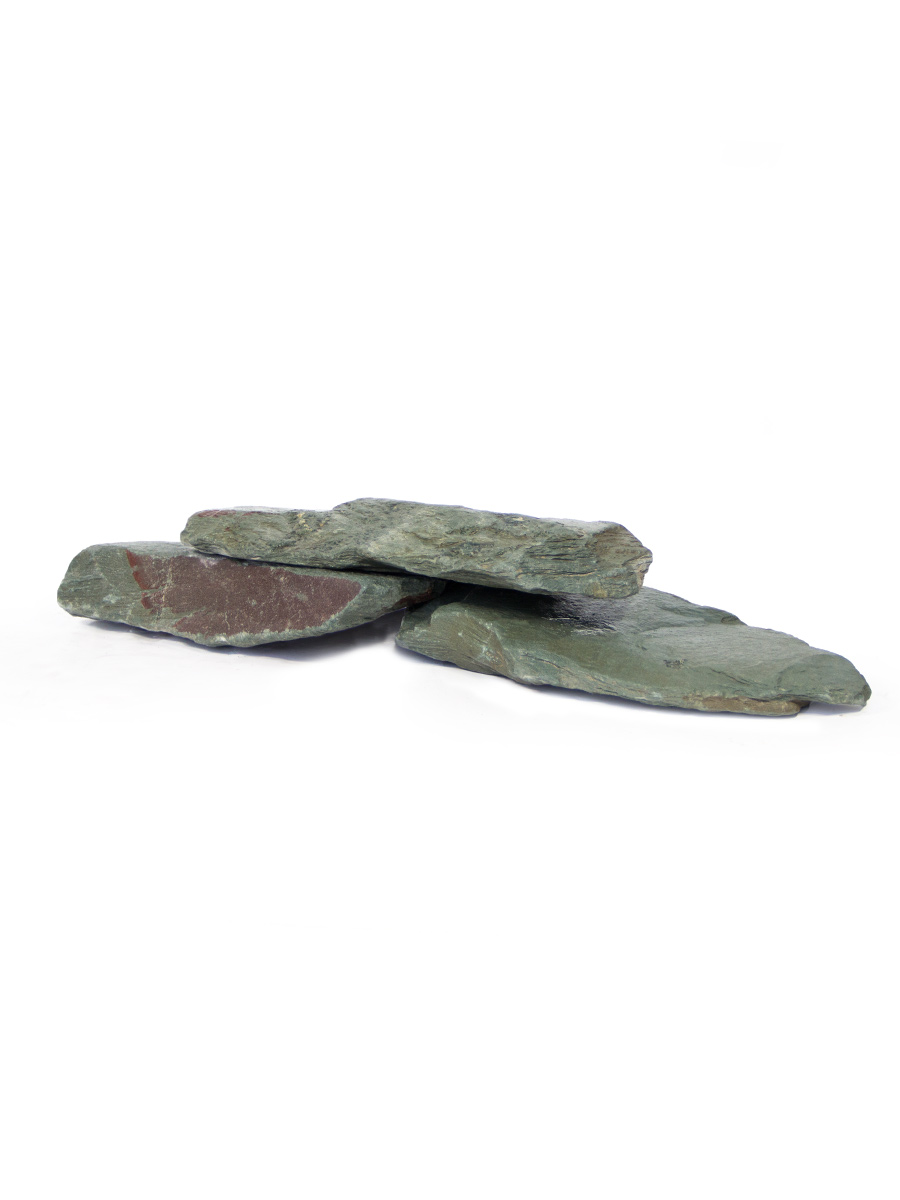 €0,32/KG Mauersteine Schiefer Grün 1000KG Natürliche Formen ±20-50cm 