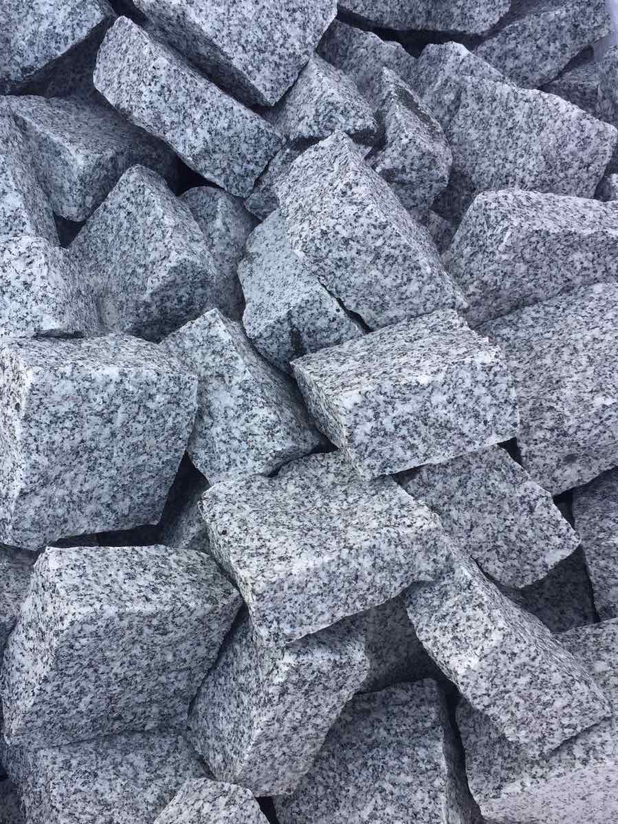 Adoquines granito gris 10x10x5cm