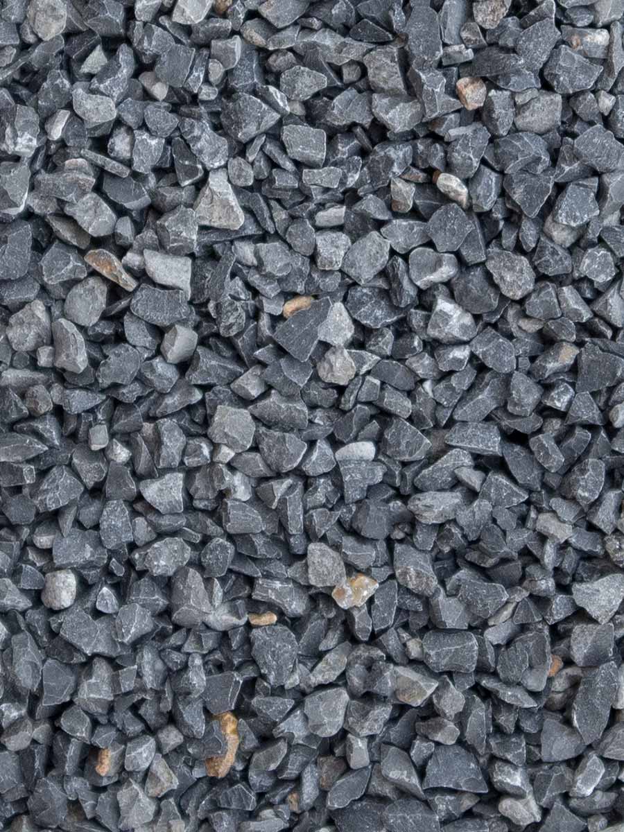 Gravier calcaire gris Ardennes concassé 2 - 7mm
