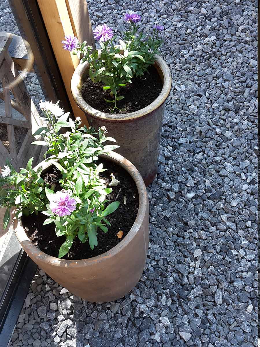 Gravier calcaire gris Ardennes concassé jardin paysagé