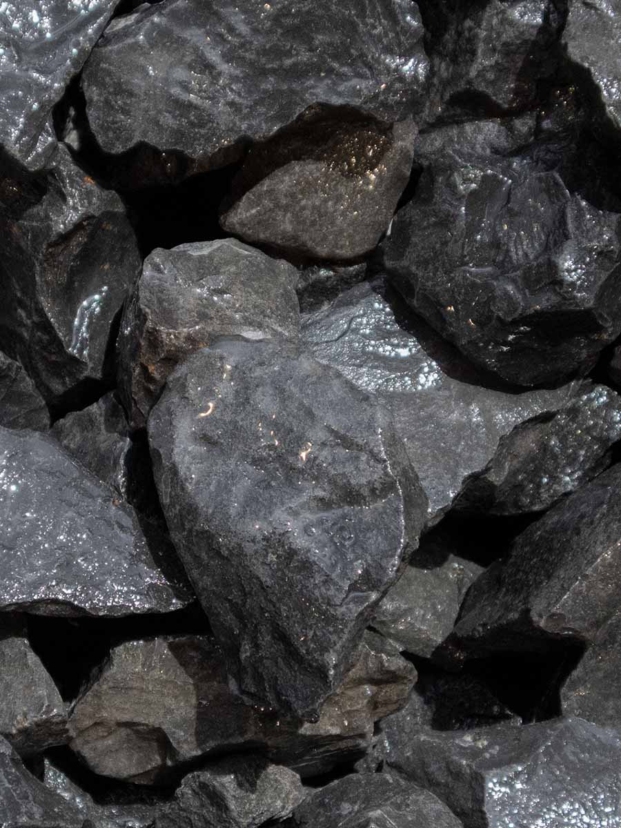 Basalt Bruchsteine 50 - 80mm (5 - 8cm) (naß)