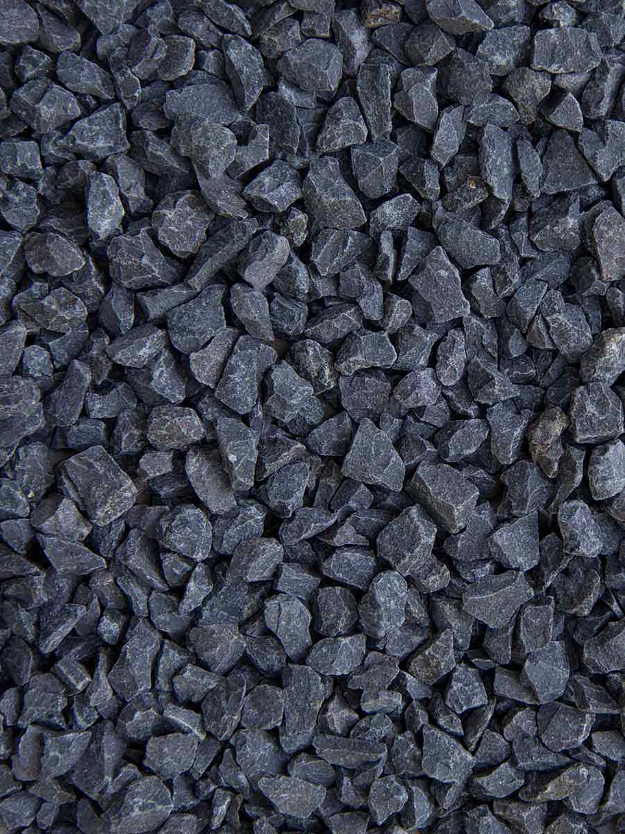 Basalte gravier noir concassé 5 - 8mm