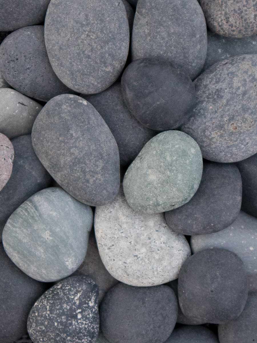 Beach pebbles noir galets 16 - 25mm