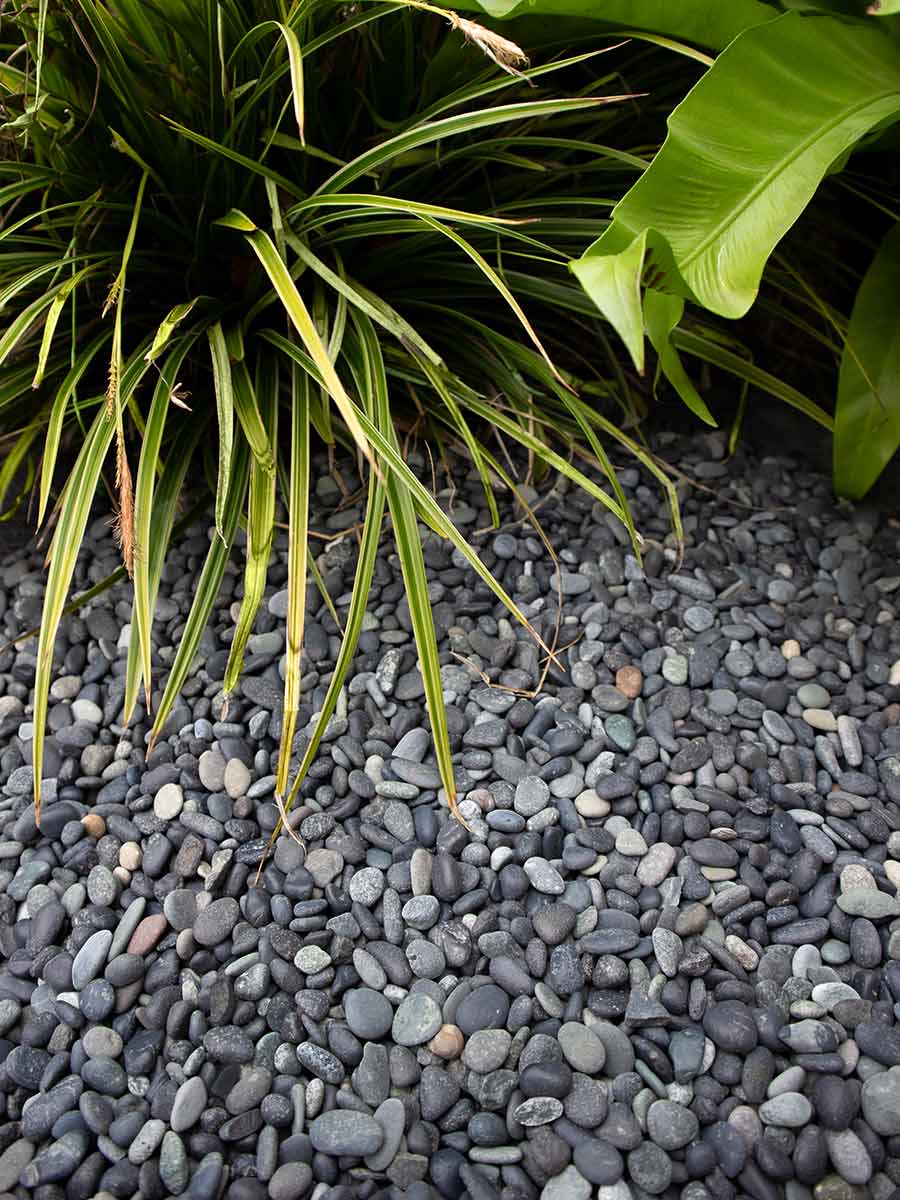 Beach pebbles noir galets 5 - 8mm jardin paysagé