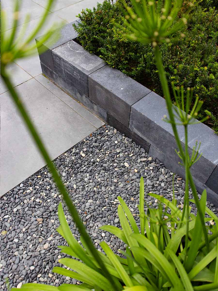 Beach pebbles noir galets 8 - 16mm jardin paysagé
