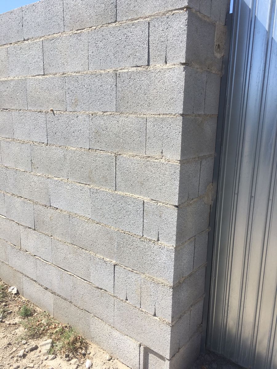 Bloques de hormigón hueco LISO GRIS 40x20x20cm