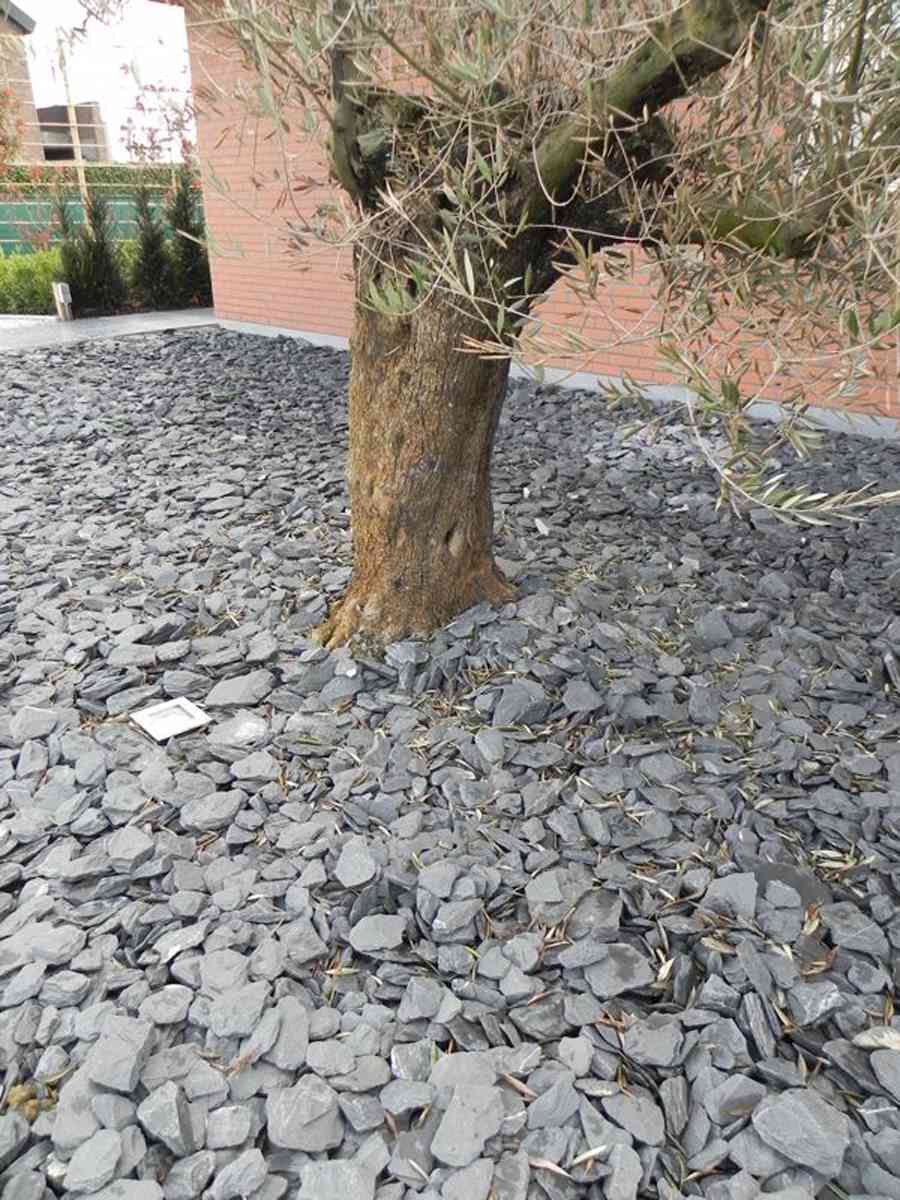 Pierres à gabion Ardoise noire 60 - 180mm (6 - 18cm) jardin paysagé