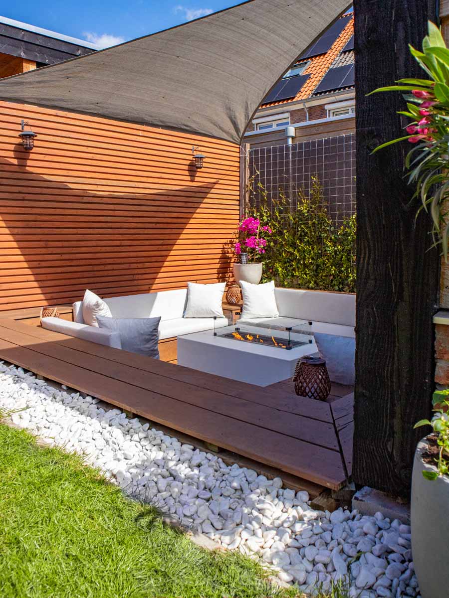 Crystal White galets blanc 25 - 40mm jardin paysagé