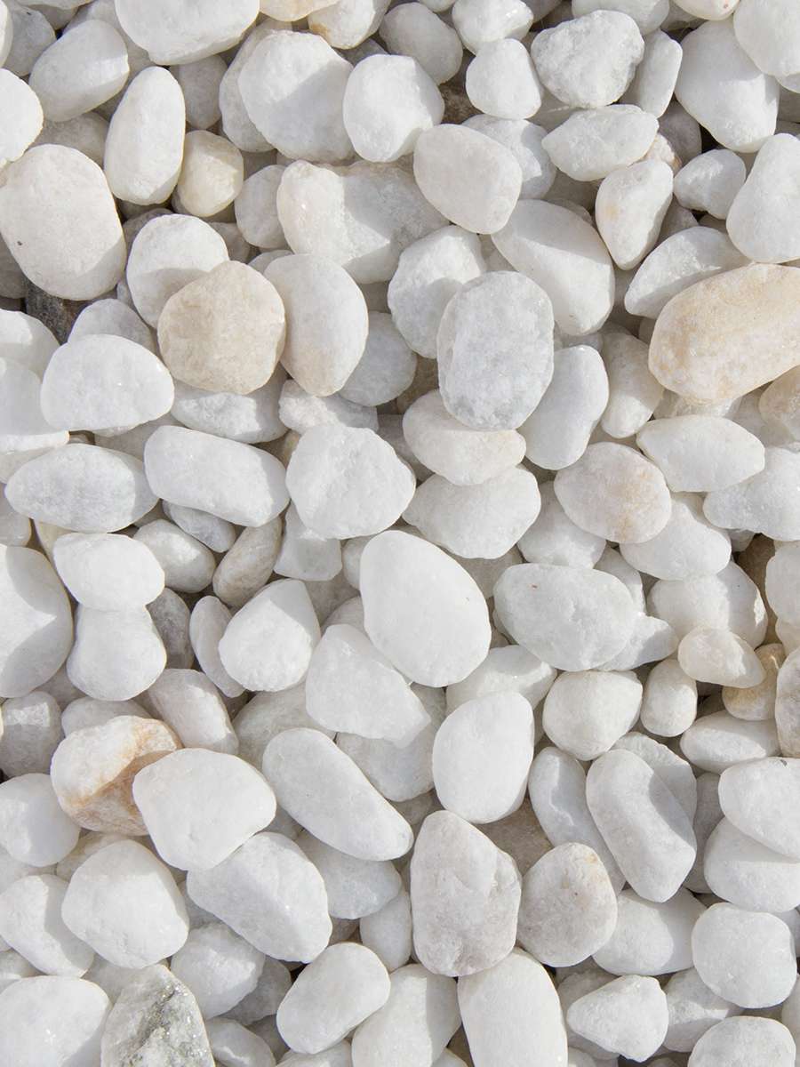 Crystal White galets blanc 8 - 16mm