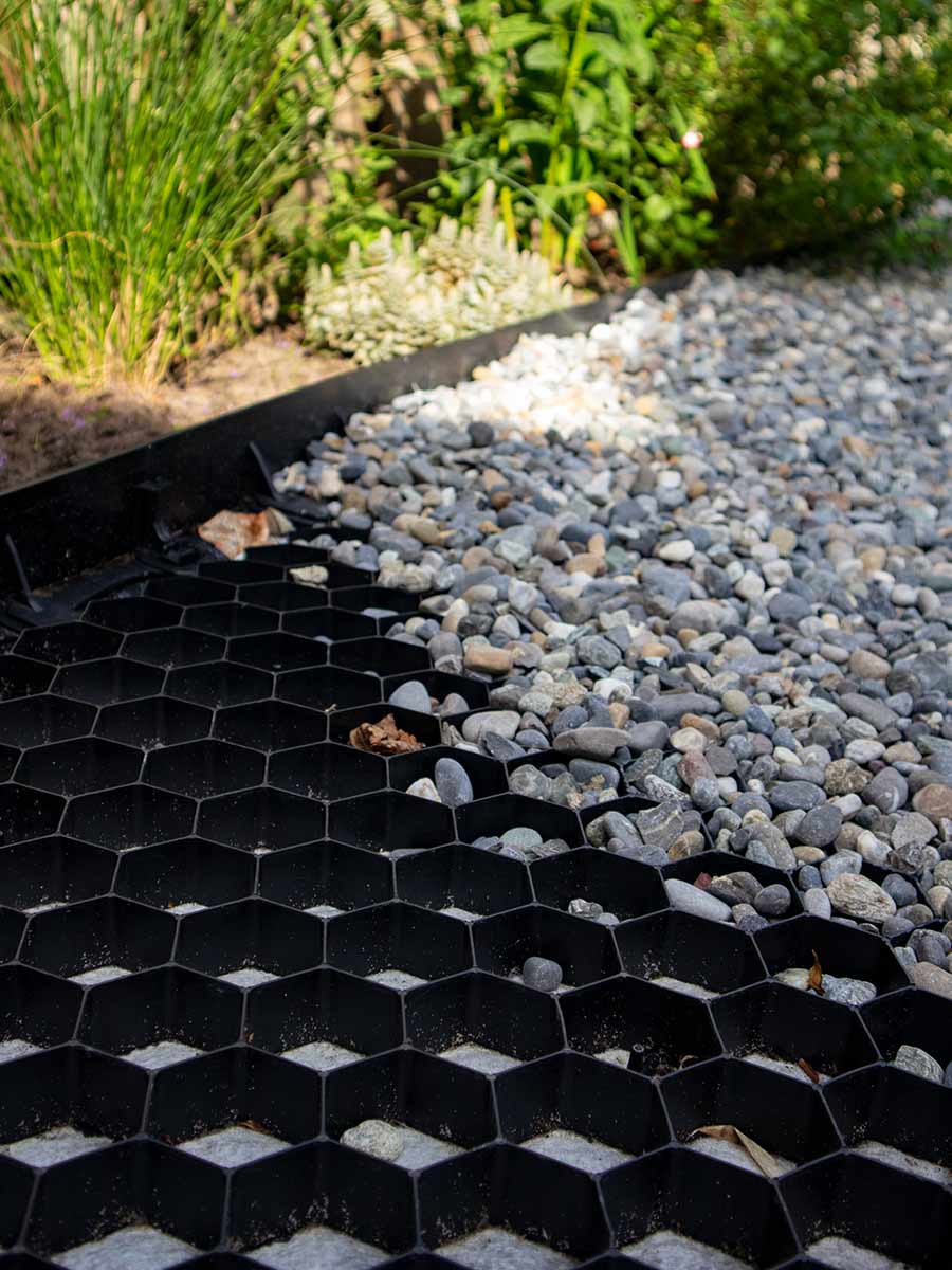 EuroGravel PLUS stabilisateurs de gravier noir
