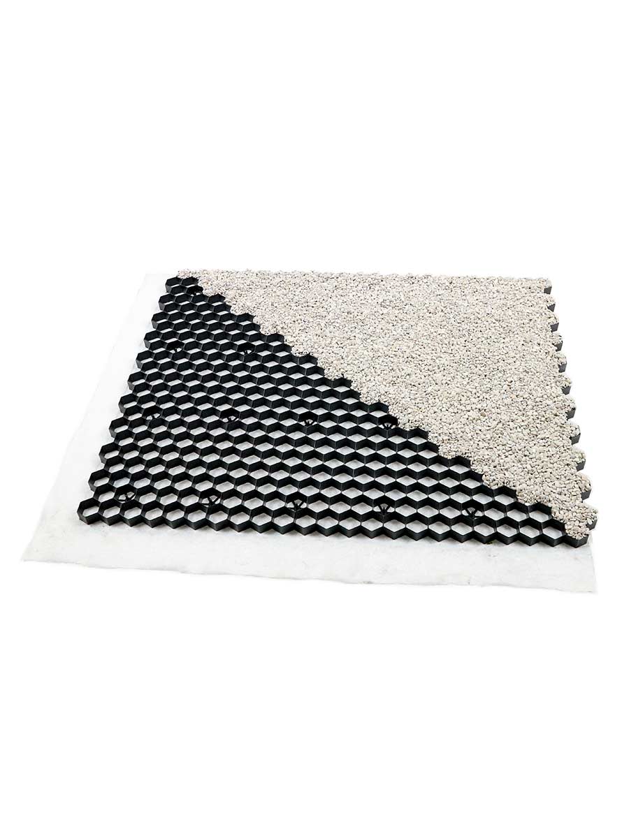 EuroGravel PLUS stabilisateurs de gravier noir