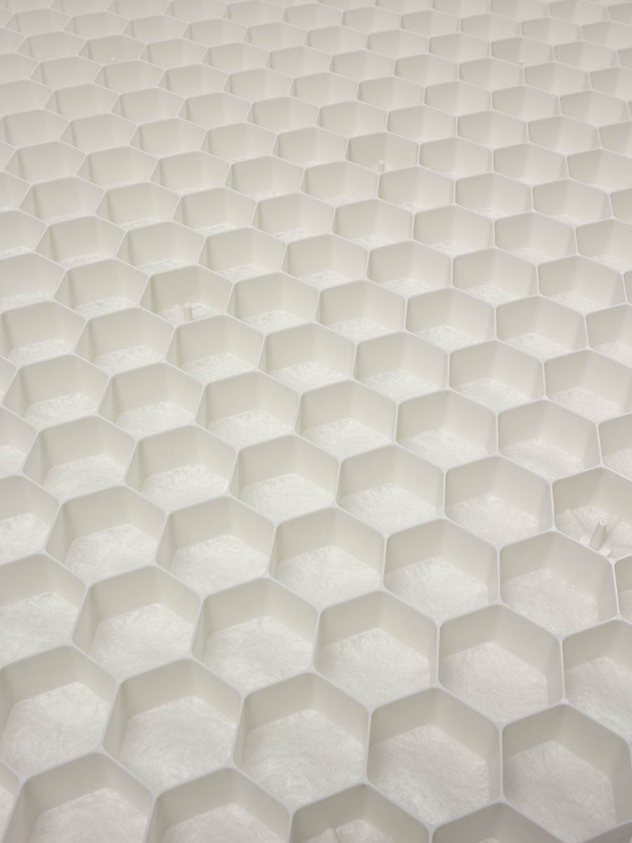Stabilisateurs de gravier EuroGravel PLUS blanc