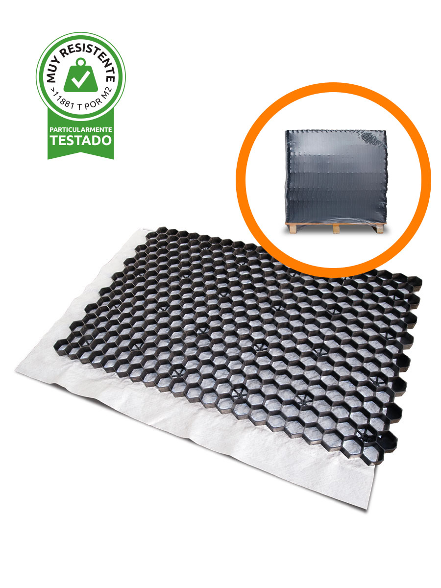 Oferta palet completo geoceldas Eurogravel PRO negro 