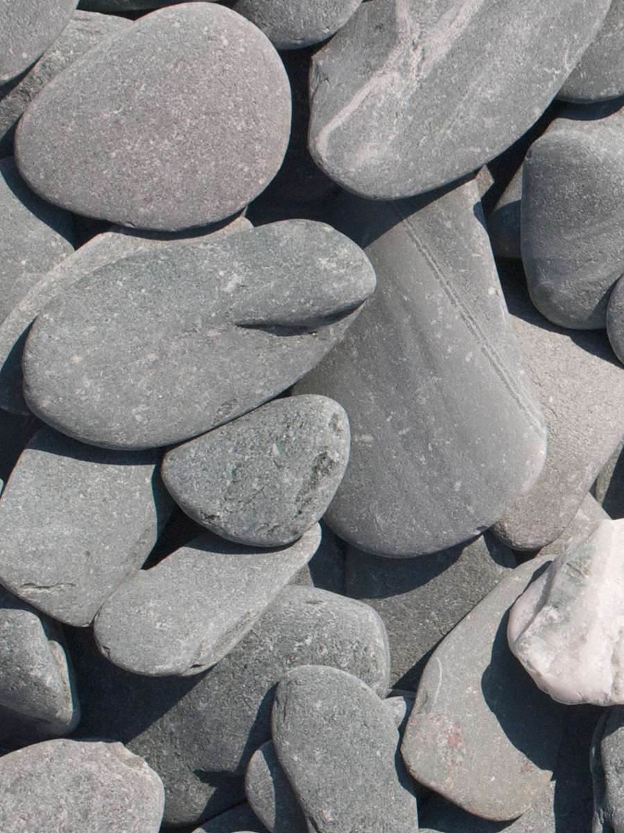 Flat Pebbles vert 30 - 60mm