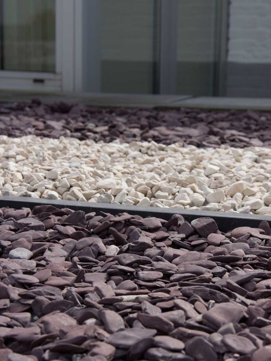 Flat Pebbles violet 30 - 60mm jardin paysagé