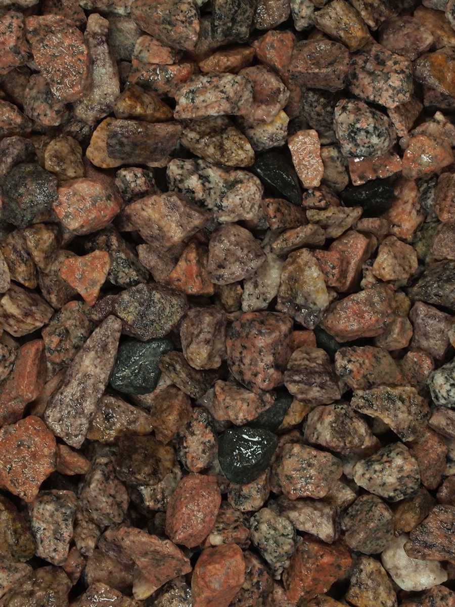 Granit Écossais gravier concassé 8 - 16mm humide