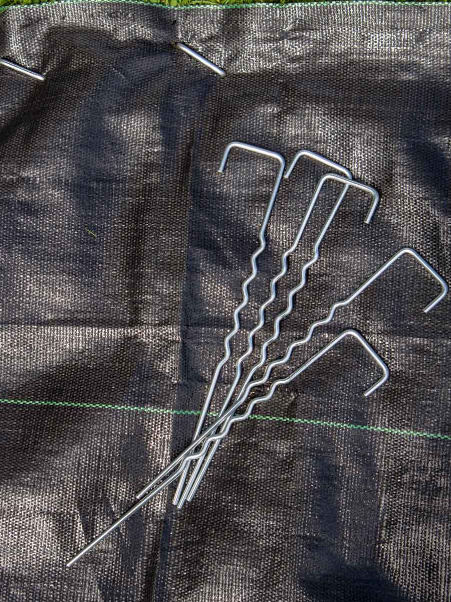 Grapas de sujeción galvanizadas Forma Zig Zag