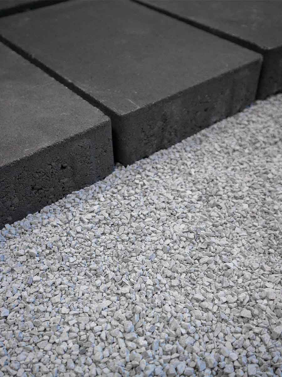 Gravier de pavage / Gravier drainant 2 - 5mm jardin paysagé