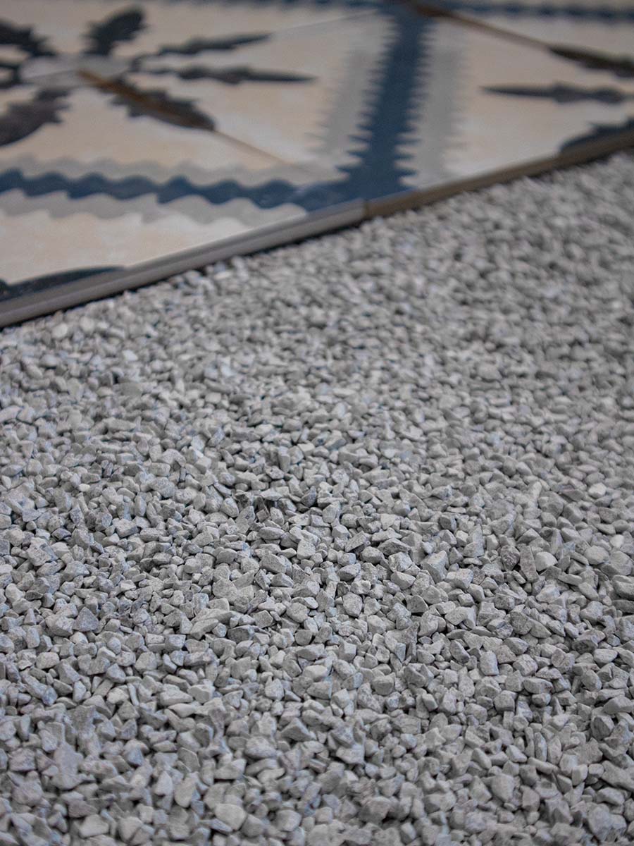 Gravier de pavage / Gravier drainant 2 - 5mm jardin paysagé
