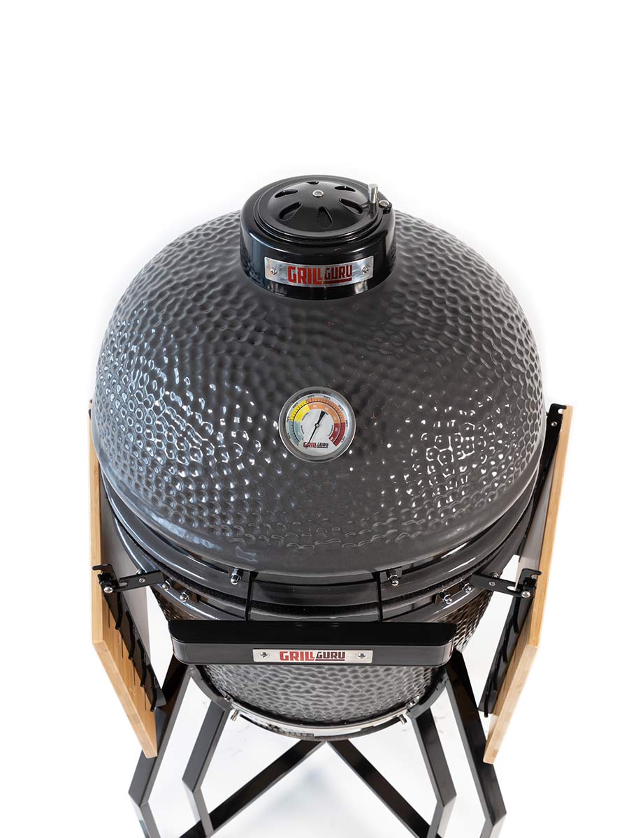 Grill Guru Classic Medium Gris Complet Kamado