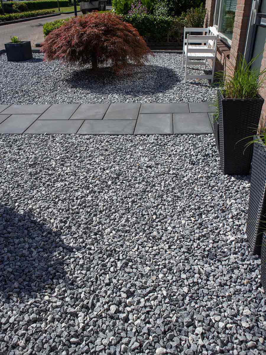 Ice Blue gravier de marbre concassé 16 - 32mm jardin paysagé