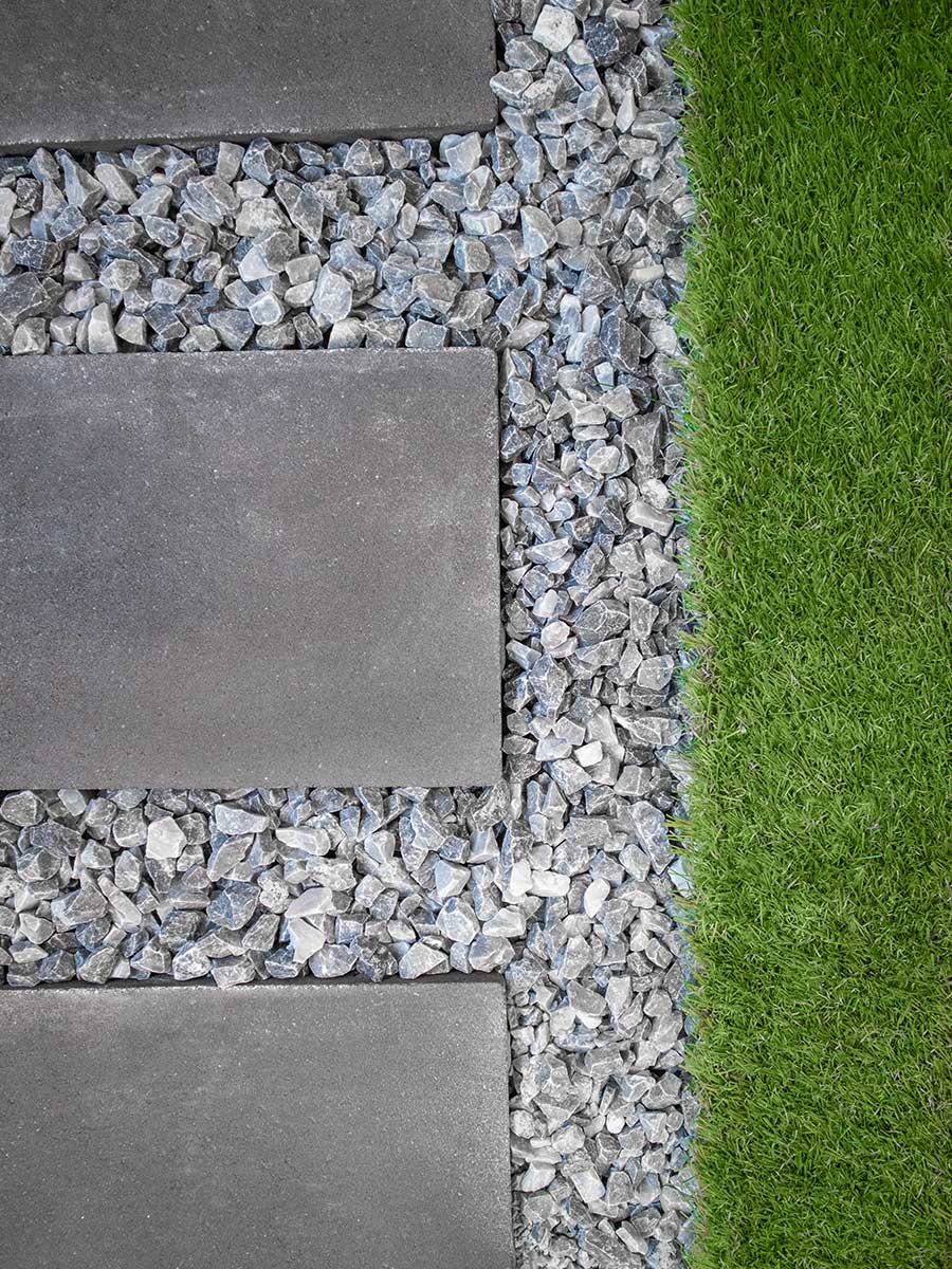 Ice Blue gravier de marbre concassé 8 - 16mm jardin paysagé