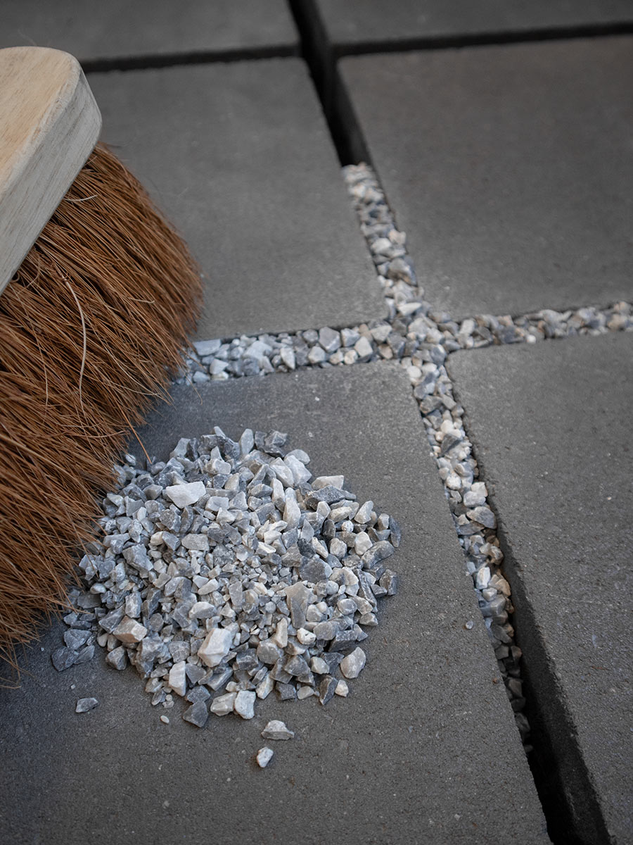 Gravier de jointoiement gris 0 - 5mm jardin paysagé

