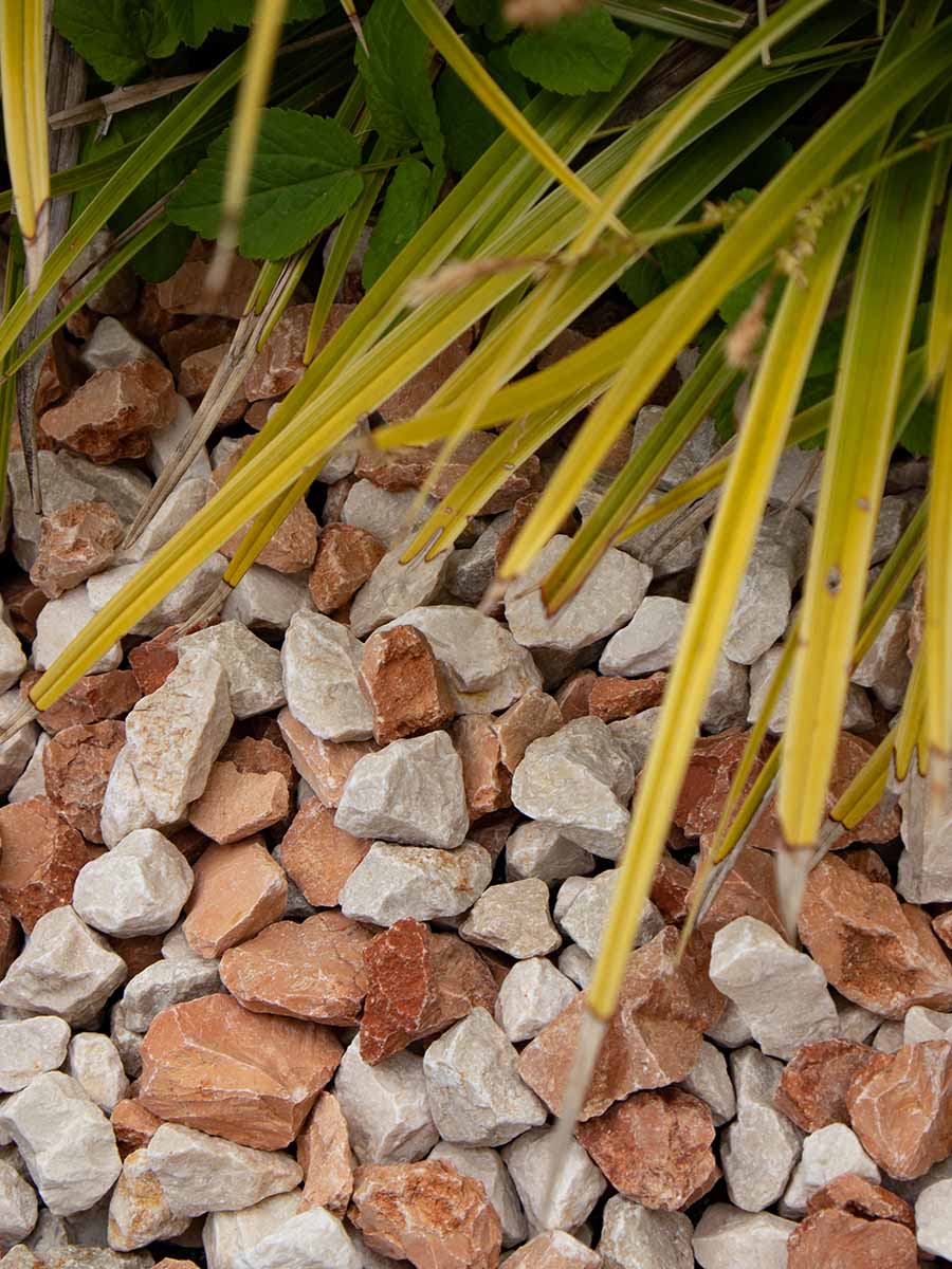 Mediterranée gravier concassé jardin paysagé