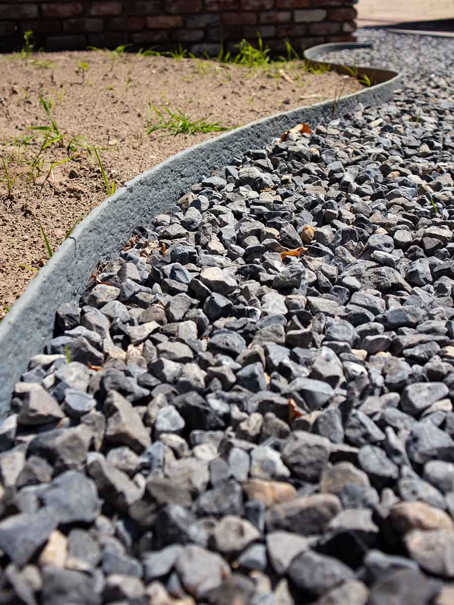 Bordure de jardin/Rouleau de bordure Multi-Edge ECO longueur 10m, 14cm de hauteur, couleur gris, jardin aménagé