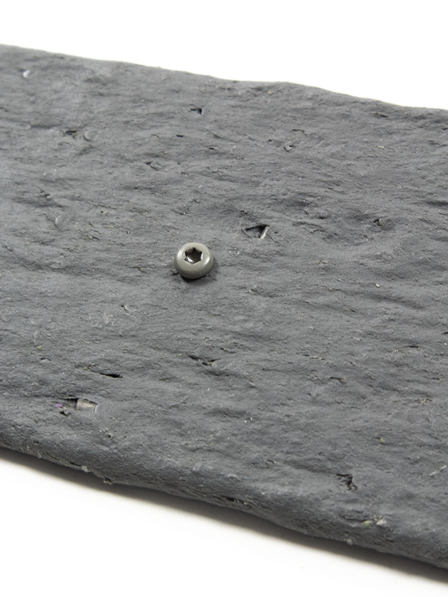 Vis en acier inoxydable pour la bordure de jardin boîte 100 pièces, gris
