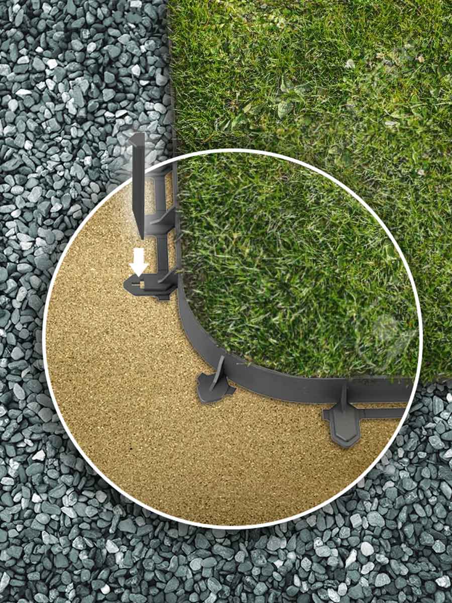 Bordure de jardin Multi-Edge Flex jardin aménagé